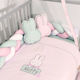 Baby Oliver Set Für Krippe Miffy Rosa 3Stück