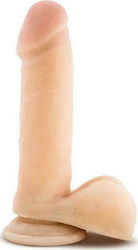 Au Naturel Sensa Feel Glass Dildo with Balls and Suction Cup Beige 20cm