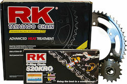 RK Chain & Sprocket Kit (15-45-520KRO) for Yamaha XT 660