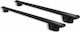 Farad Μπάρες Οροφής Μεταλλικές SM 057 για Mitsubishi Outlander 2008-2013 (Σετ με πόδια και κλειδαριά) Μαύρες