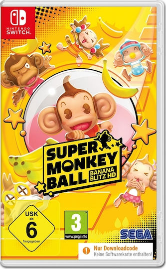 Super Monkey Ball: Banana Blitz HD (Code In A Box) Switch Game