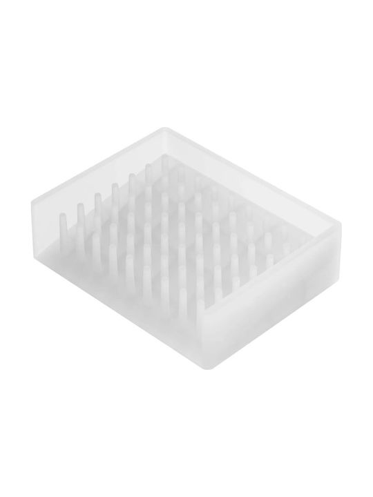 Yamazaki Float Plastic Soap Dish Countertop Transparent