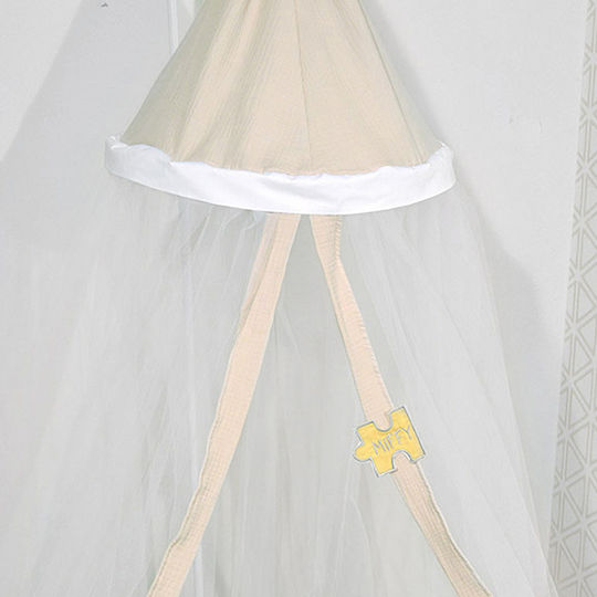 Miffy Mosquito Net Crib Tulle 48-8703/64-1 Beige 550x180cm
