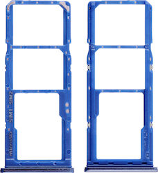 Samsung Βάση Κάρτας Sim & SD Μπλε για Galaxy A70