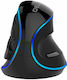 Delux Wired Ergonomic Vertical Mouse Black