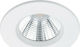 Trio Lighting Zagros Round Metallic Recessed Spot with Integrated LED and Warm White Light White 5x5cm. 1pcs