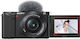 Sony Mirrorless Φωτογραφική Μηχανή ZV-E10 Crop Frame Kit (E PZ 16-50mm F3.5-5.6 OSS) Black