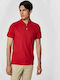 Selected Ανδρικό T-shirt Polo Κόκκινο