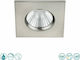 Trio Lighting Zagros Square Metallic Recessed Spot with Integrated LED and Warm White Light Silver 5x5cm. 1pcs