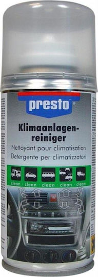 Presto Σπρέι Καθαρισμού για Air Condition Αυτοκινήτου με Άρωμα Πορτοκάλι 150ml