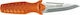 Salvimar Predathor Diving Knife Spearfishing Knife Orange with Blade Length 8cm