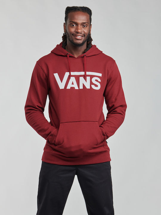 Vans Classic II Φούτερ με Κουκούλα Μπορντό