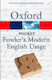 Oxford Pocket Fowler's Modern English Usage