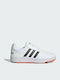 Adidas Αθλητικά Παιδικά Παπούτσια Μπάσκετ Hoops 2.0 K Cloud White / Core Black / True Orange