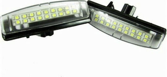 Einparts License Plate Lights Led for Mitsubishi Colt Toyota Camry 2pcs