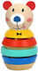 Tooky Toys Stacking Toy Πυραμίδα Ταξινόμησης made of Wood for 24++ Months