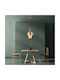 Zambelis Lights Adjustable Pendant Light Rose Gold Bell with Socket E27 25x25x42cm