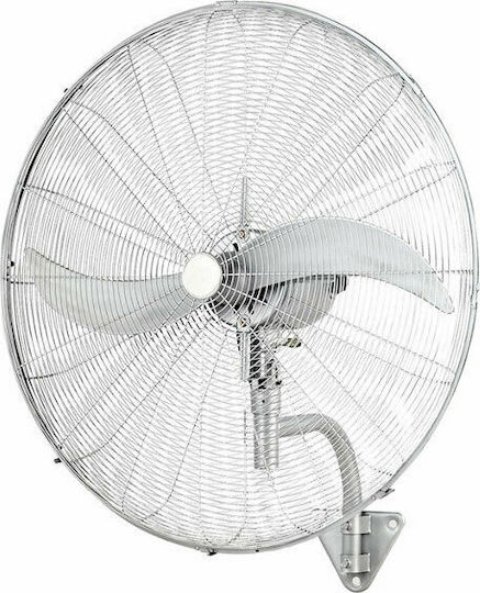 Telemax FW65-EW1 Λευκός Επαγγελματικός Ανεμιστήρας Επιτοίχιος 140W Διαμέτρου 66cm