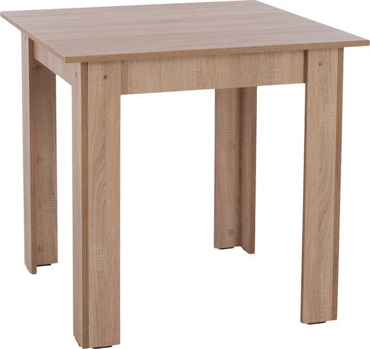 Kelvin Tisch Küche Holz Sonama Oak 80x80x77cm