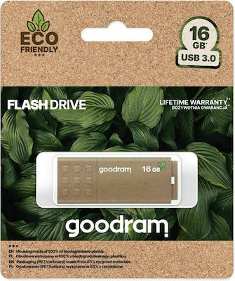 GoodRAM UME3 Eco Friendly 16GB USB 3.0 Stick Braun