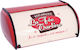 Etoile Brotkasten mit Deckel Metallisch Rot