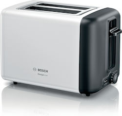 Bosch Toaster 2 Schlitze 970W Weiß