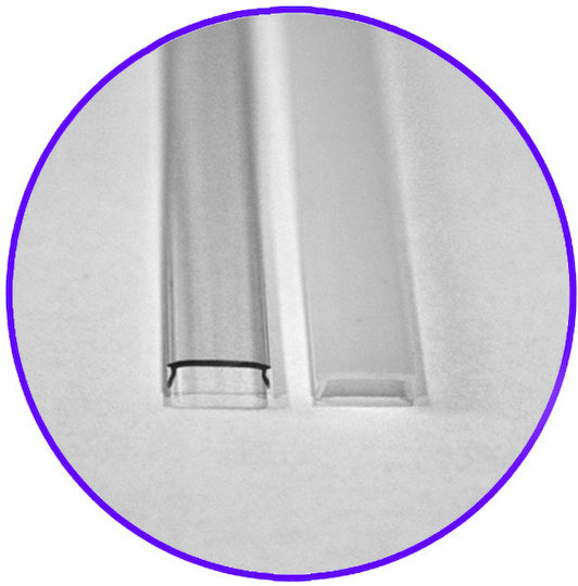 Adeleq LED Strip Accessory Transparent für eingelassenes Aluminiumprofil (2m) Recessed Mounting 30-055612