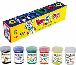 Toy Color Play with Us 2+ Finger Paints Set 25ml 6pcs