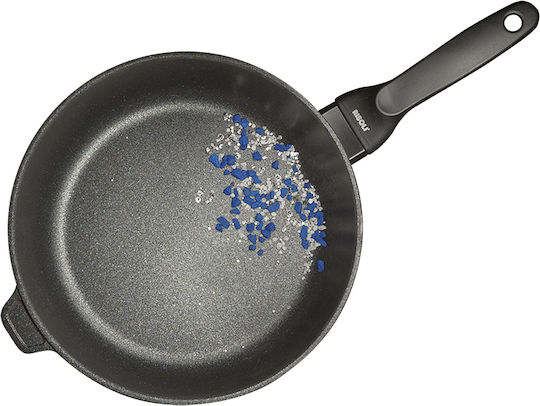 Risoli Blackplus 24cm Cast Aluminum with Non-stick Coating Black