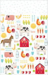 Amscan Party Tablecover Farm Animals Multicolour 572172