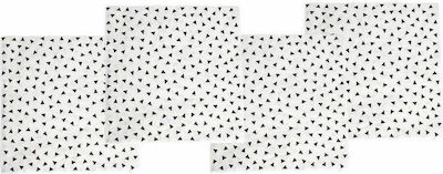 Party Napkins Confetti 20τμχ White 20pcs