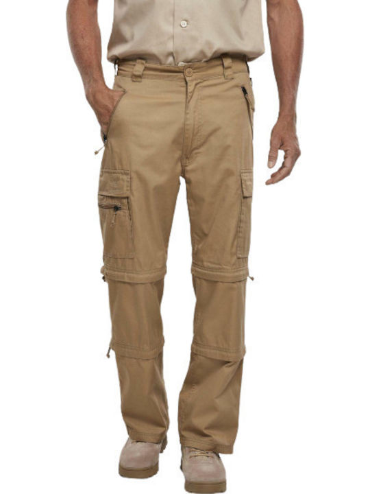 Brandit Savannah Trousers Cargo in Loose Fit Camel