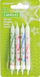Amscan Birthday Candle Happy Birthday Multicolo...