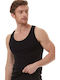 Men's Undershirt Sleeveless in Black Color