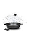 Risoli Blackplus Shallow Pot made of Cast Aluminum 28cm