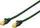 Digitus S/FTP Cat.6a (Gigabit) Мрежов Кабел Ethernet 3м Зелен
