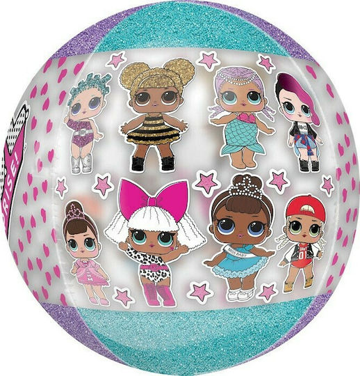 Balloon Foil Round Multicolour 38cm