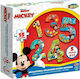 Kinderpuzzle Αριθμοί Mickey für 3++ Jahre 15pcs Luna