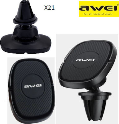 Awei Mobile Phone Holder Car X21 with Magnet Black