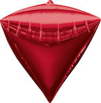 Μπαλόνι Foil Diamondz Κόκκινο 38εκ.