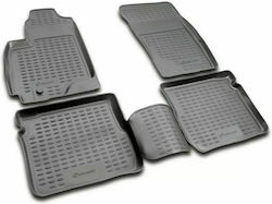 Novline Set Front and Back 4pcs for Hyundai Santa Fe 2013 Black