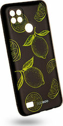 Egoboo Mat Silicone Back Cover Lemons Fluo (Realme C21)