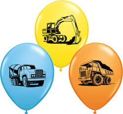 Μπαλόνια Construction Trucks Assortment 25τμχ