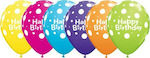 Μπαλόνια Λάτεξ Birthday Big Polka Dots Trop 25τμχ