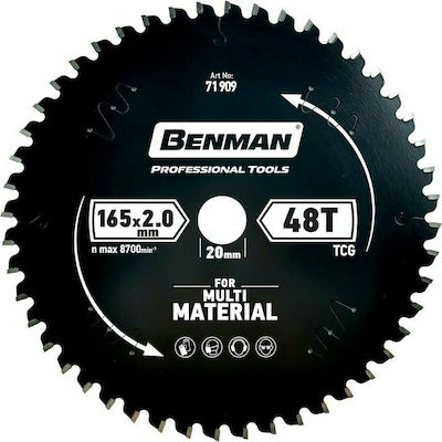 Benman 71913 Schneidscheibe 216mm mit 64 Zähnen 1Stück