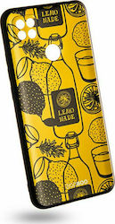 Egoboo Mat Back Cover Silicon Galben (Redmi 9C)