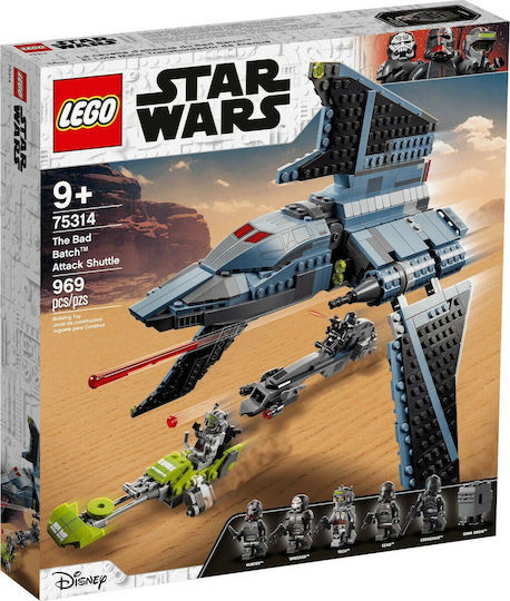 LEGO Star Wars The Bad Batch Attack Shuttle Für 9+ Jahre 969 Stück