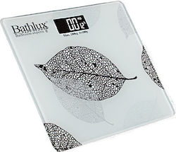 Bathlux Ψηφιακή Ζυγαριά σε χρώμα Λευκό Leaves 90307