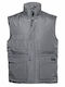 Fageo Waterproof Men's Safety Vest Gray