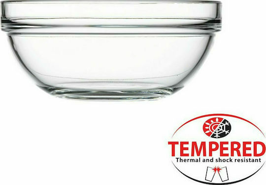 Pasabahce Chef Salatschüssel Glas Transparent 17.2x17.2x7.6cm 24Stück
